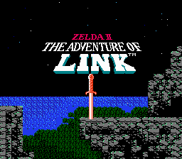 Zelda II Easy Title Screen